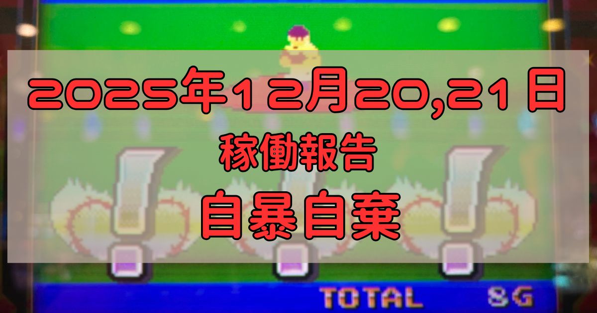 稼働報告　2025年12月20,21日